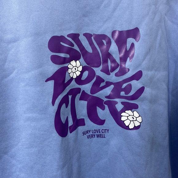 Oversized sweater surf love city - Picture 2 of 3